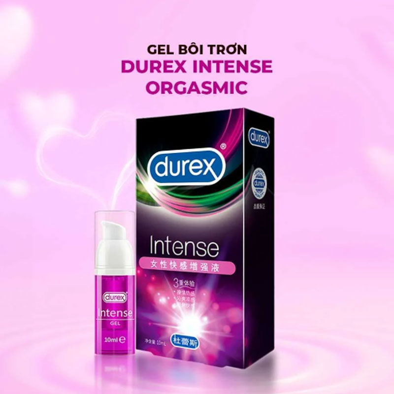 Gel bôi trơn kích thích và tăng khoái cảm nữ Durex Intense Orgasmic Gel 10ml