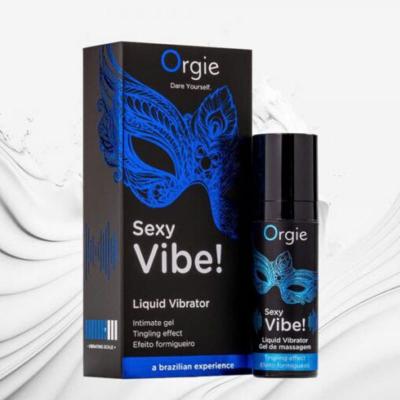 Gel bôi trơn kích thích nữ cao cấp Orgie Sexy Vibe lipid vibrator 15ml