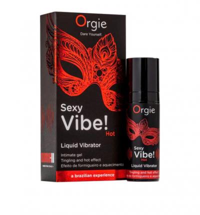 Gel bôi trơn kích thích nữ Orgie Sexy Vibe hot lipid vibrator 15ml cao cấp