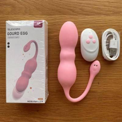(HN) Trứng thụt hình hồ lô kèm đuôi thỏ Telescopic Gourd