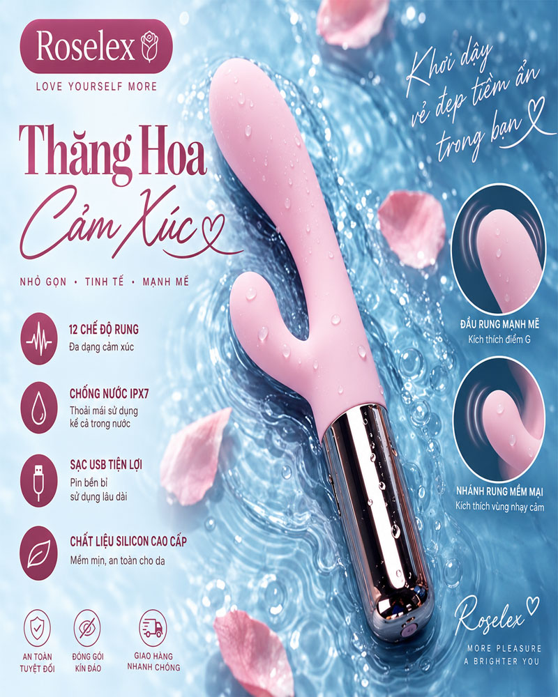 CÂY RUNG KÍCH THÍCH ĐIỂM G GALAKU – 10 CHẾ ĐỘ RUNG