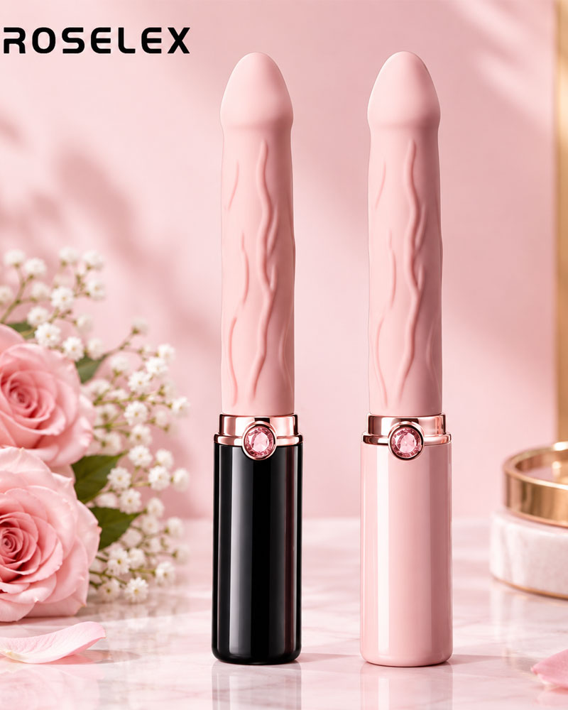 Dương vật giả Roselex rung tự động sạc pin 