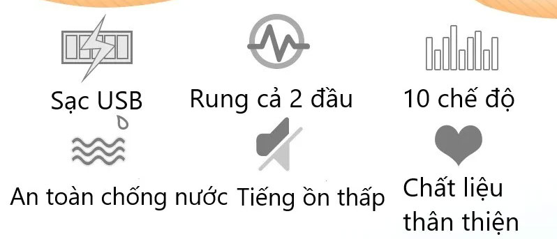 Chày Rung Kích Thích Điểm G Lilo For Head 7 Chế Độ Rung