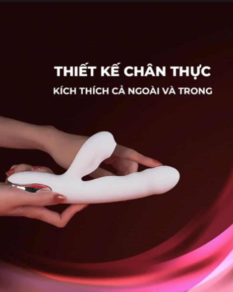 Dương Vật 2 Đầu Rung Hút Đẩy Svakom Veromca