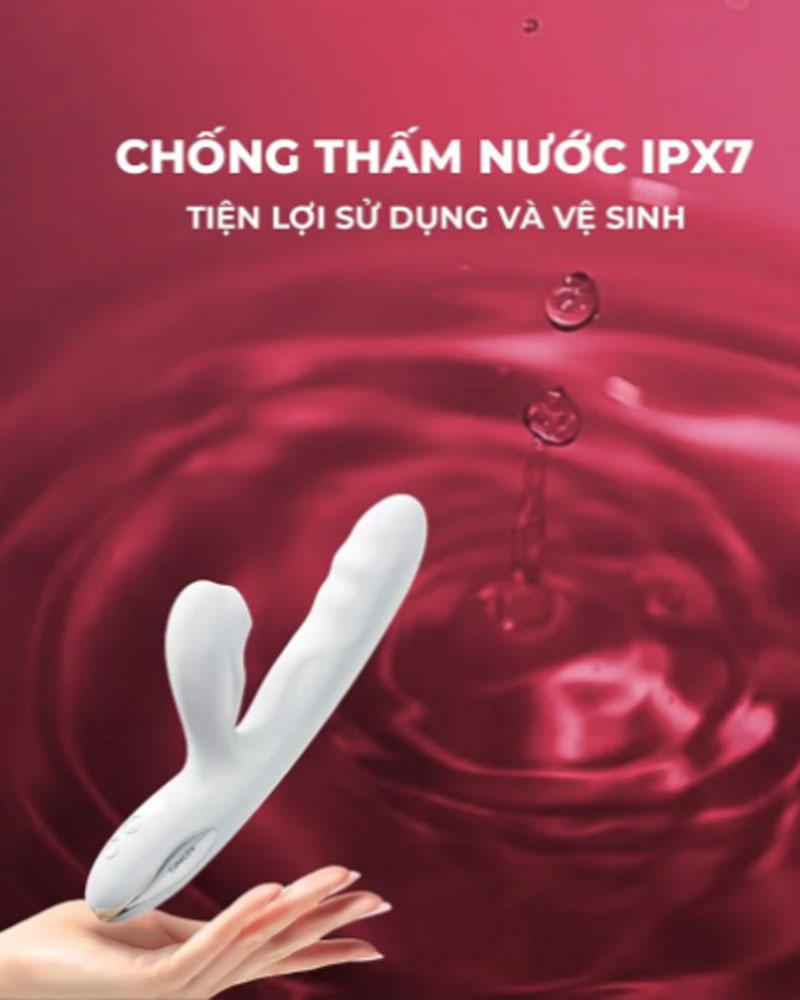 Dương Vật 2 Đầu Rung Hút Đẩy Svakom Veromca