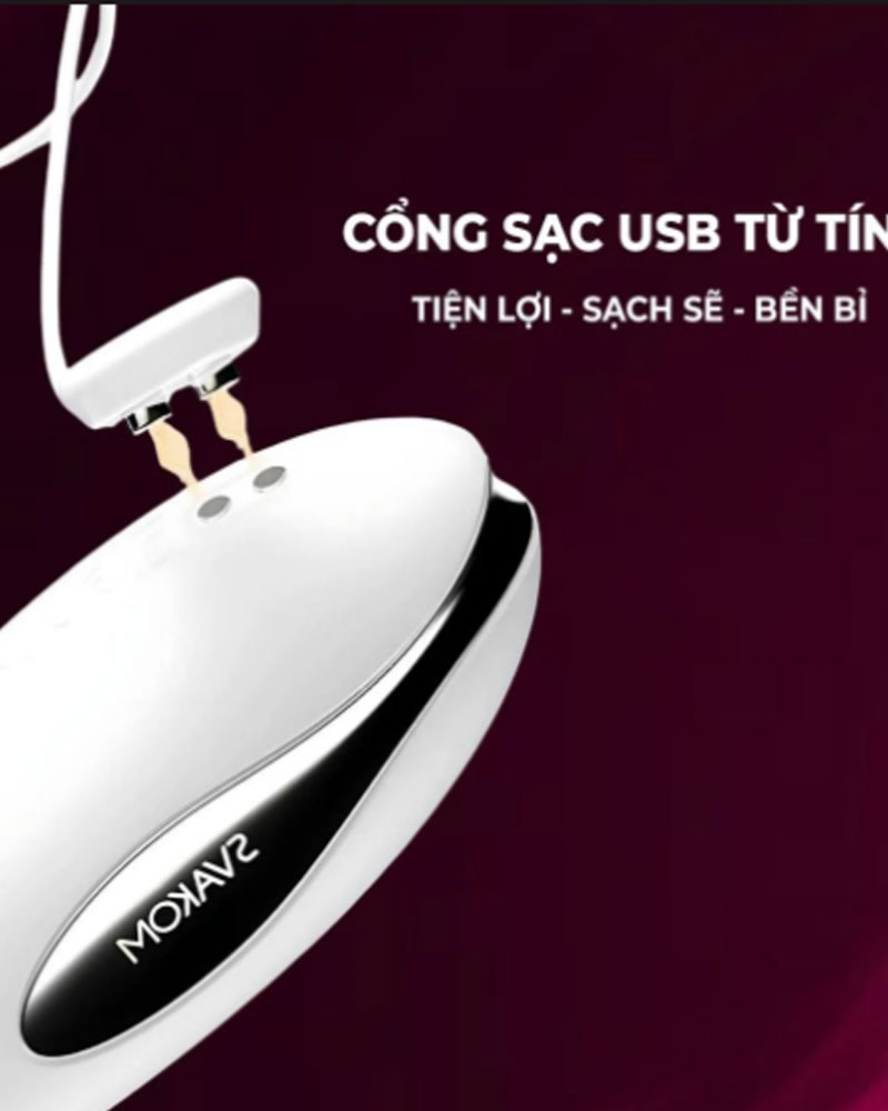 Dương Vật 2 Đầu Rung Hút Đẩy Svakom Veromca