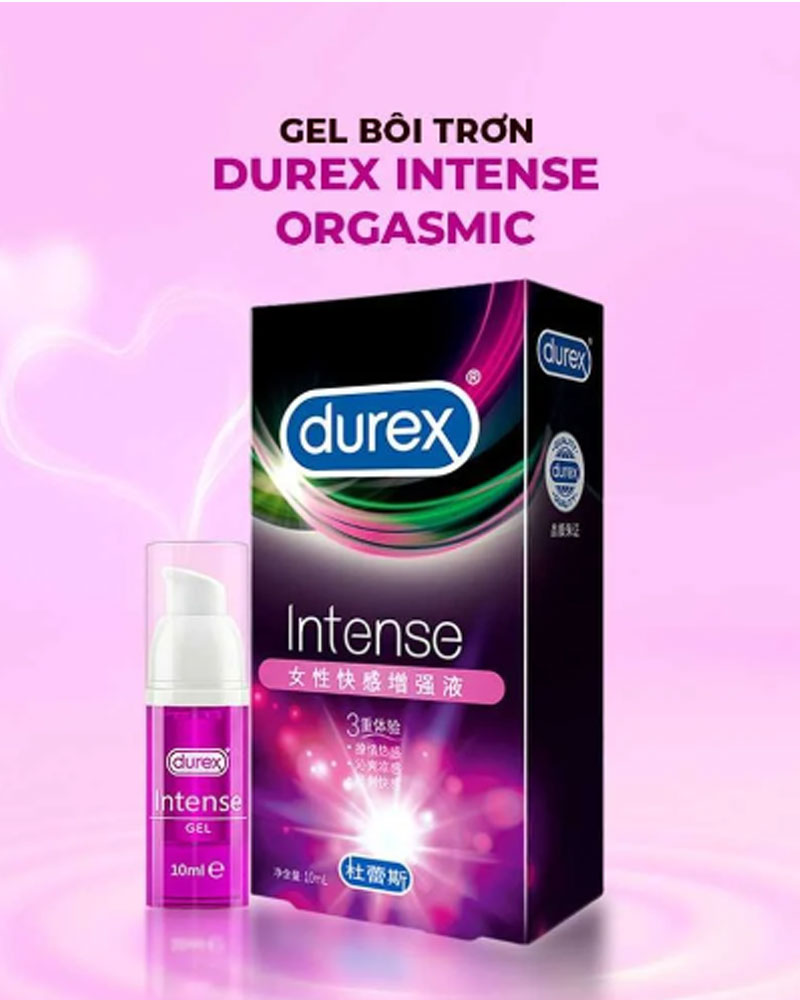 Gel bôi trơn kích thích và tăng khoái cảm nữ Durex Intense Orgasmic Gel 10ml