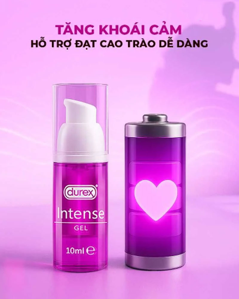 Gel bôi trơn kích thích và tăng khoái cảm nữ Durex Intense Orgasmic Gel 10ml
