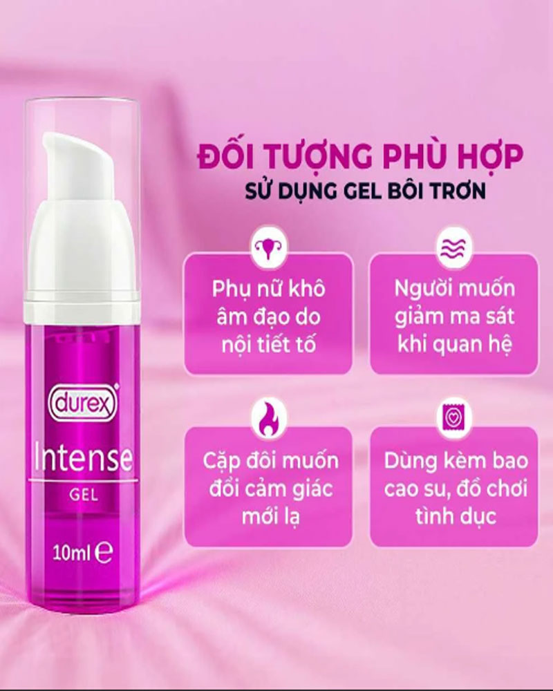 Gel bôi trơn kích thích và tăng khoái cảm nữ Durex Intense Orgasmic Gel 10ml