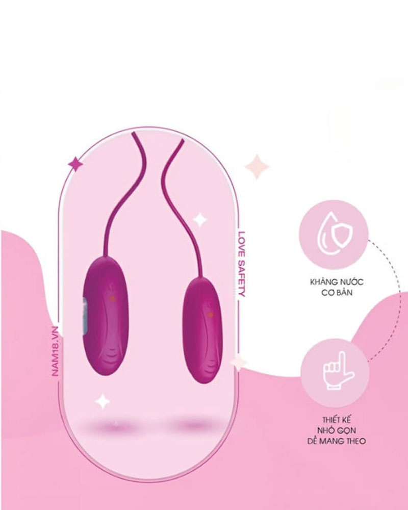 Trứng Rung 2 Đầu Aphrojoy Độc Đáo – Rung Độc Lập, 7 Chế Độ