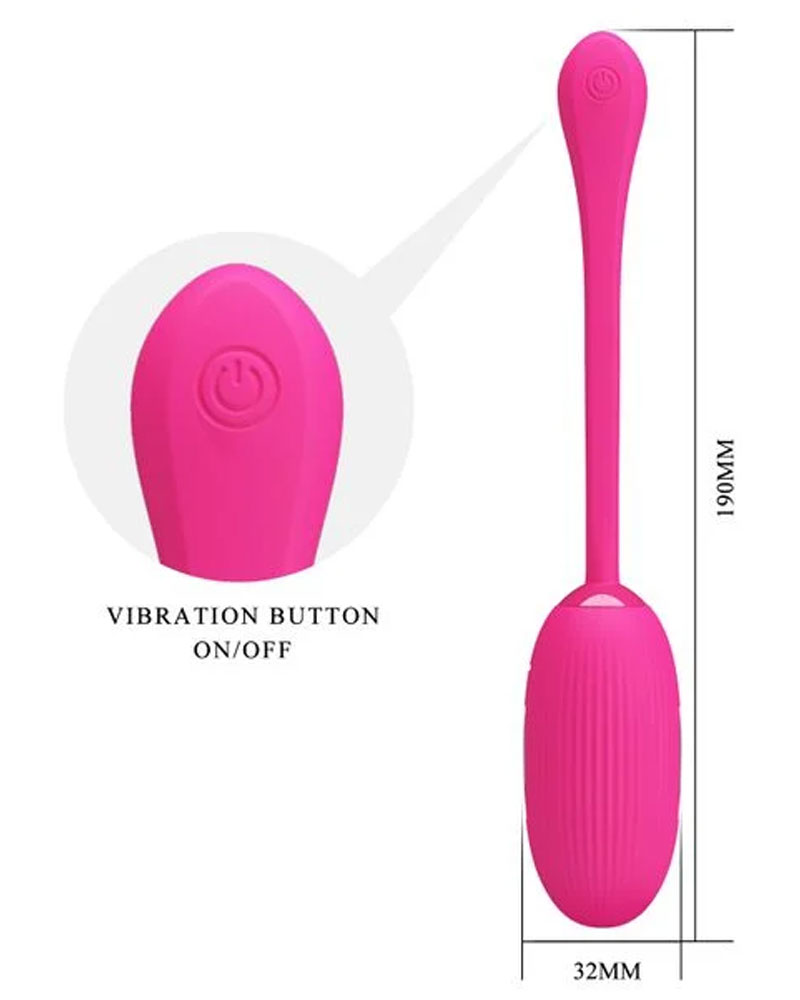 Trứng Rung Siêu Mềm 12 Chế Độ Prettylove Knucker