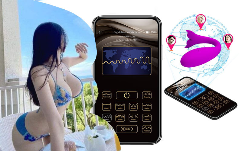 Trứng Rung Cá Heo Kết Nối Bluetooth Từ Xa Pretty Love – 12 Chế Độ Rung