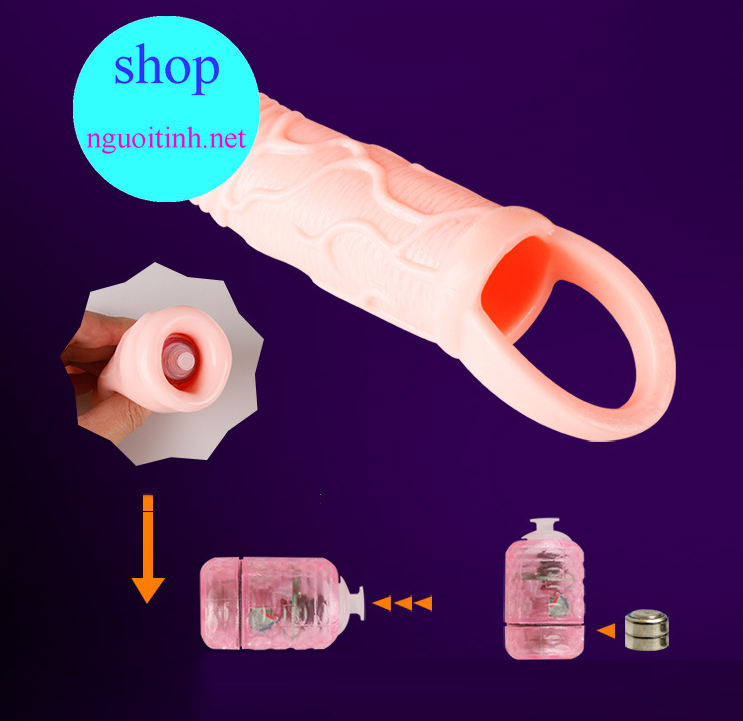 Bao cao su đôn dên màu da người có quai