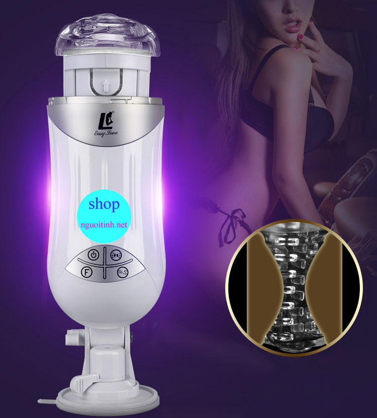 Âm đạo giả rung thụt tự động Easylove