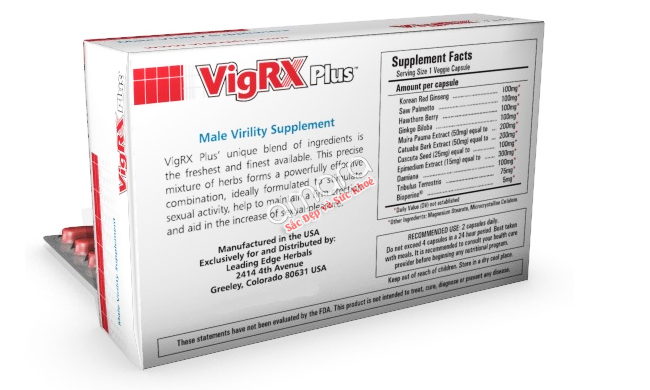 thuốc tăng kích thước cậu nhỏ kéo dài quan hệ VigRx