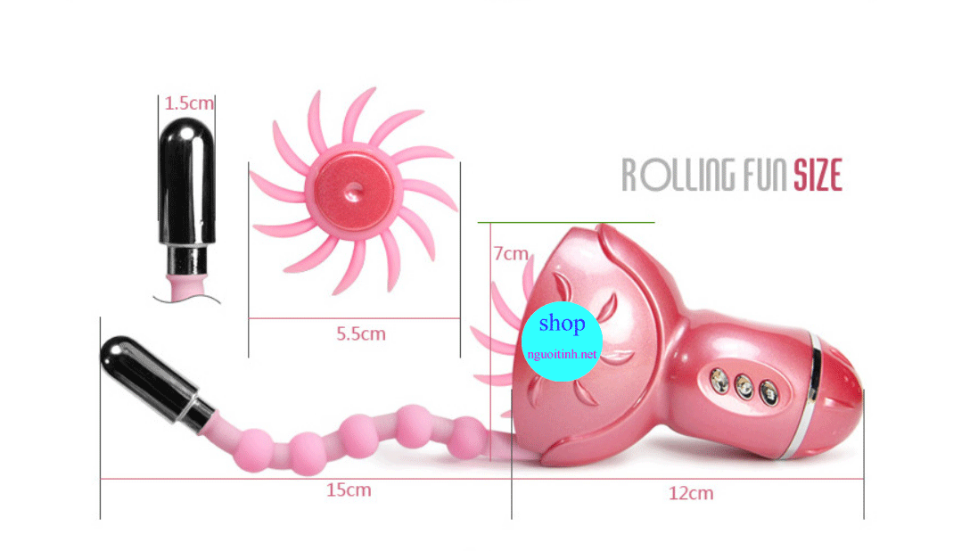 Sâu rung kết hợp lưỡi liếm cao cấp Baile