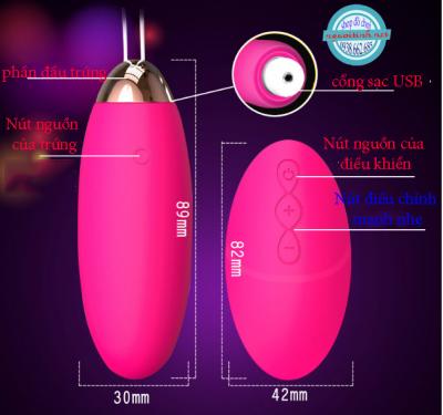 Các mẫu trứng rung dùng pin sạc